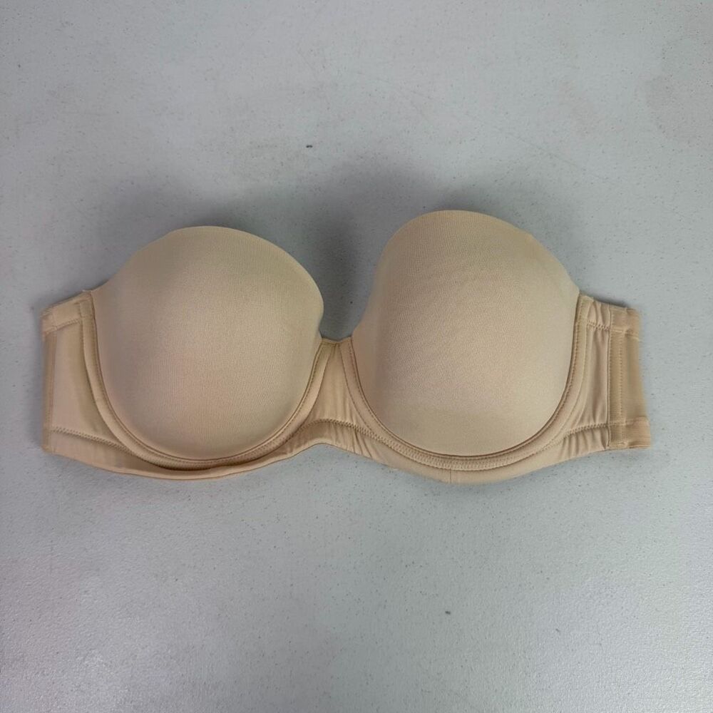 Wacoal 34DD Tan Underwire Strapless Bra